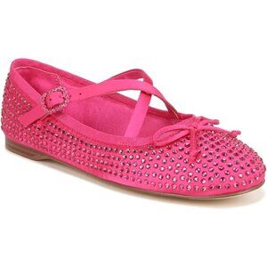 Circus NY by Sam Edelman Women's Pink Peacock Polyurethane (PU) Zuri Ballet Flat